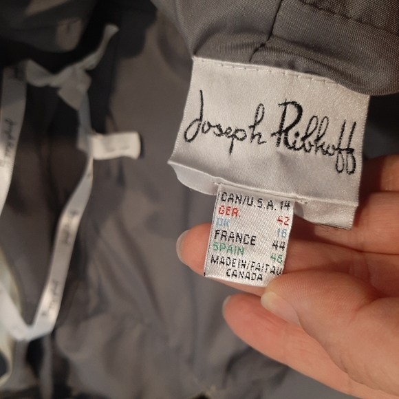 Vintage Joseph Ribkoff Halter Dress Sage Green Gold Crochet Maxi Sleeveless Gown - Picture 15 of 16